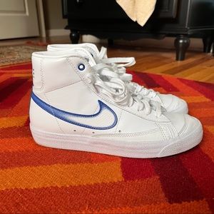 Nike Blazer Mid Airbrush Royal Blue sneakers